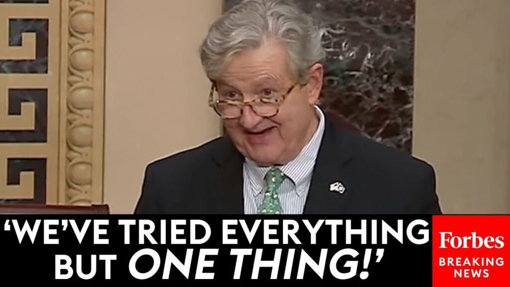 John Kennedy Issues Epic Warning On Senate Floor