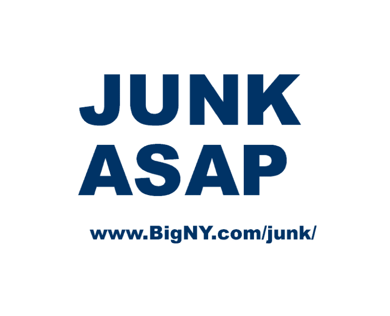 JUNK ASAP NEW YORK JUNK REMOVAL TODAY – MANHATTAN, BROOKLYN, QUEENS, STATEN ISLAND, BRONX, NJ – FREE ESTIMATE – New York  LICENSE –  833-JUNK-TODAY