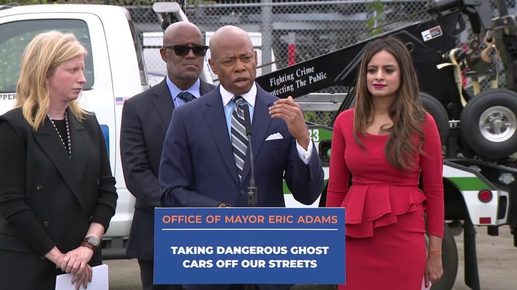 Mayor Eric Adams Launches Task Force to Remove Illegal ‘Ghost Cars’ from NYC Streets