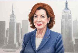 New York State Governor Hochul crayon