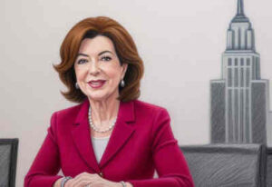 New York State Governor katy Hochul 3 crayon