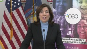 NY. Governor Hochul Addresses Agreement Reached Between Israel and Hamas to Release the Hostages and Implement a Ceasefire. Video