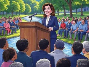 Governor Hochul's $20 Million Clean Water Grants Initiative Governor Kathy Hochul announced over $20 million in clean water grants on August 6, 2025, in Albany, NY, to bolster water infrastructure across New York State during National Water Quality Month. The funding, split between the Green Innovation Grant Program ($17 million for 12 stormwater and water efficiency projects) and Wastewater Infrastructure Engineering Planning Grants ($3 million for 59 communities), aims to modernize water systems, enhance resilience against extreme weather, and protect public health. Highlighted projects include stormwater resilience in New York City’s Green-Wood Cemetery, streetscape improvements in Lockport, and water system upgrades in Malone, all designed to improve water quality and support sustainable community development.