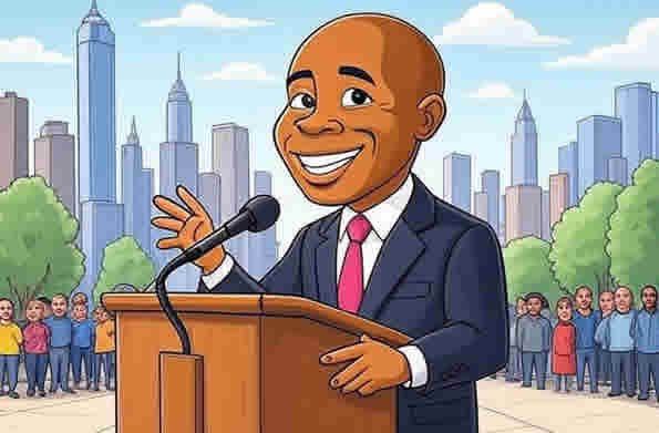 NYC NEWS MAOYR ERIC ADAMS americam satira humor