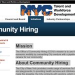 New York Law NYC community Hiring Office