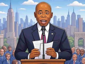 New York City Mayor Eric Adams today