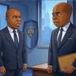 New York news Mayor Adams Briefs Media With NYPD Commissioner Tisch and Visits Detective Shot in 109th Precinct