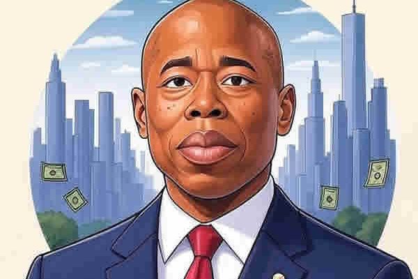 nyc nayor adams 2025 money to DOA millions