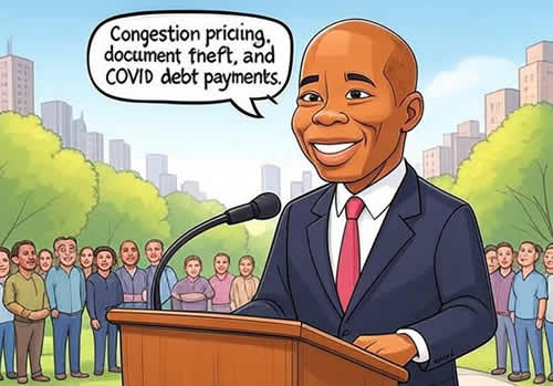 News NY Mayor Eric Adams Talks Congestion Pricing
