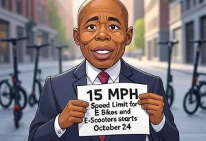 NYC Mayor Adams Sets Citywide 15 MPH Speed Limit for E-Bikes and E-Scooters Starting October 24