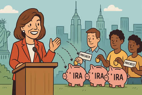New York News New York’s Auto-IRA for Workers Without 401(k)s Hochul pigbank plan 405