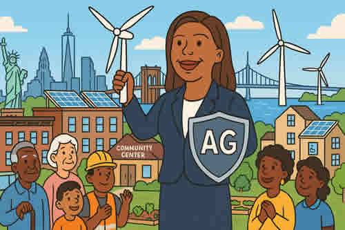 New York News laticha James Solar Panel