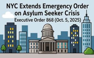 ny Executive Order 868 nyc