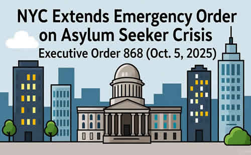 ny Executive Order 868 nyc