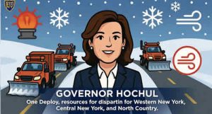 NY news Hochull 2025 snow