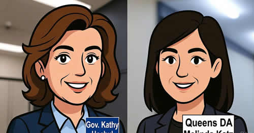 Governor Hochul and Queens District Attorney