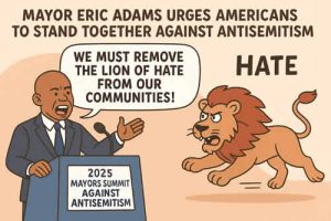 new york news adams forum against antisemitism 2025