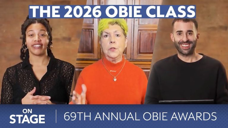 Celebrating Off-Broadway with the 2026 Obie class | 69th Annual Obie Awards (Video)