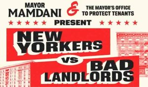New York USA Mamdani new yorkers vs bad landlords
