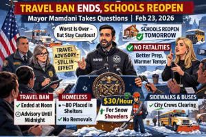 US New York Mamdani news QA Feb 23 2026