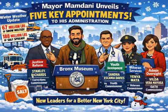 New York news USA Mamdani Appoints Five Key Positions
