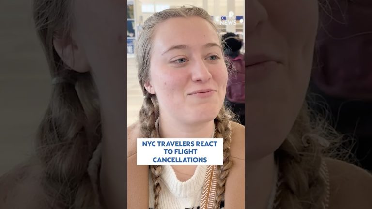 NYC Travelers react to flight cancellations