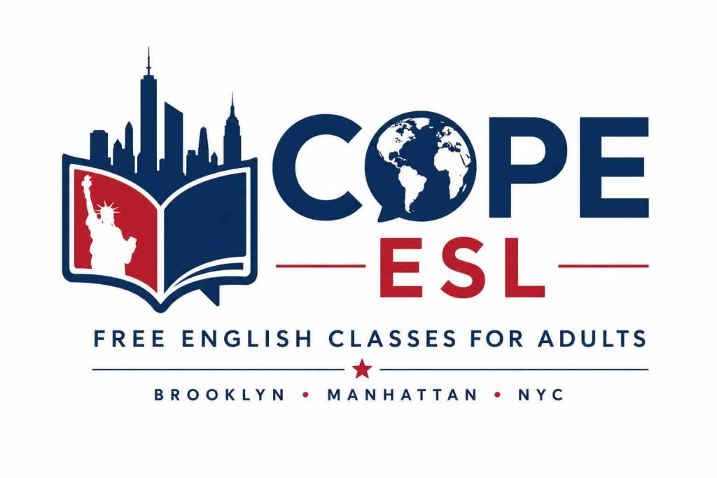 Free English Classes NYC COPE ESL program logo