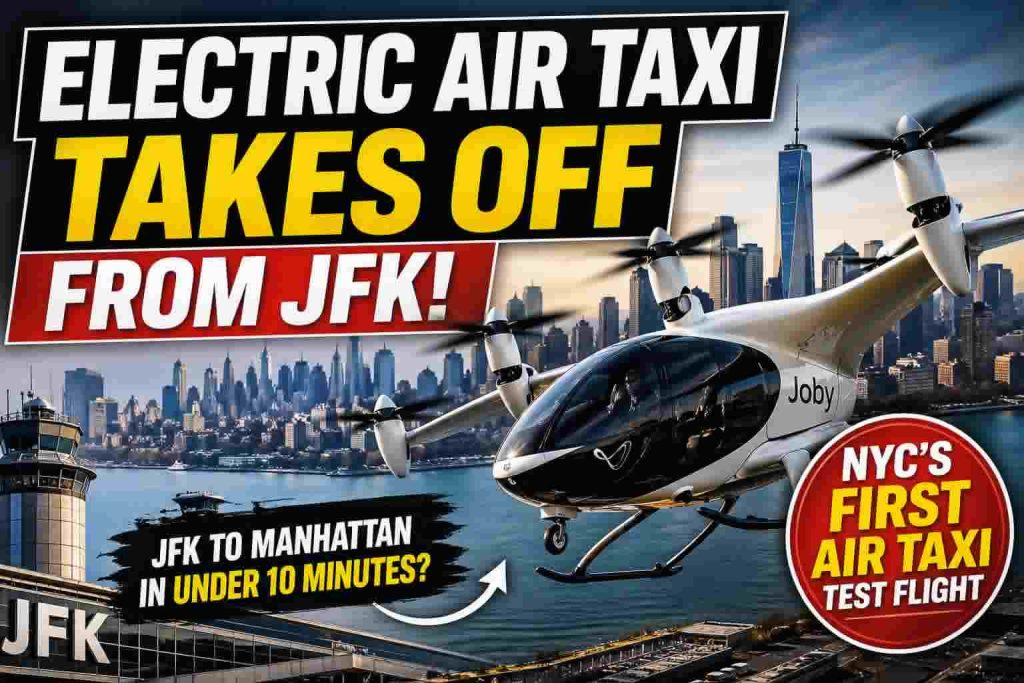 Electric Air Taxi Takes Off From JFK in Historic NYC Test Flight
