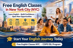 Free English Classes in New York City (NYC)