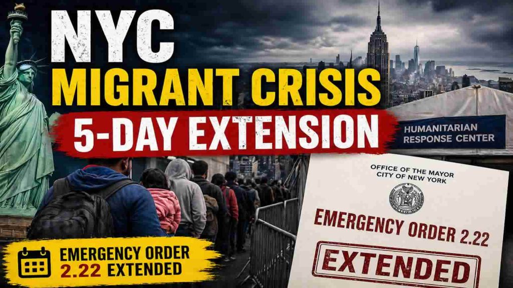 NYC Emergency Executive Order 2.22 explained – 5-day extension of migrant shelter crisis response