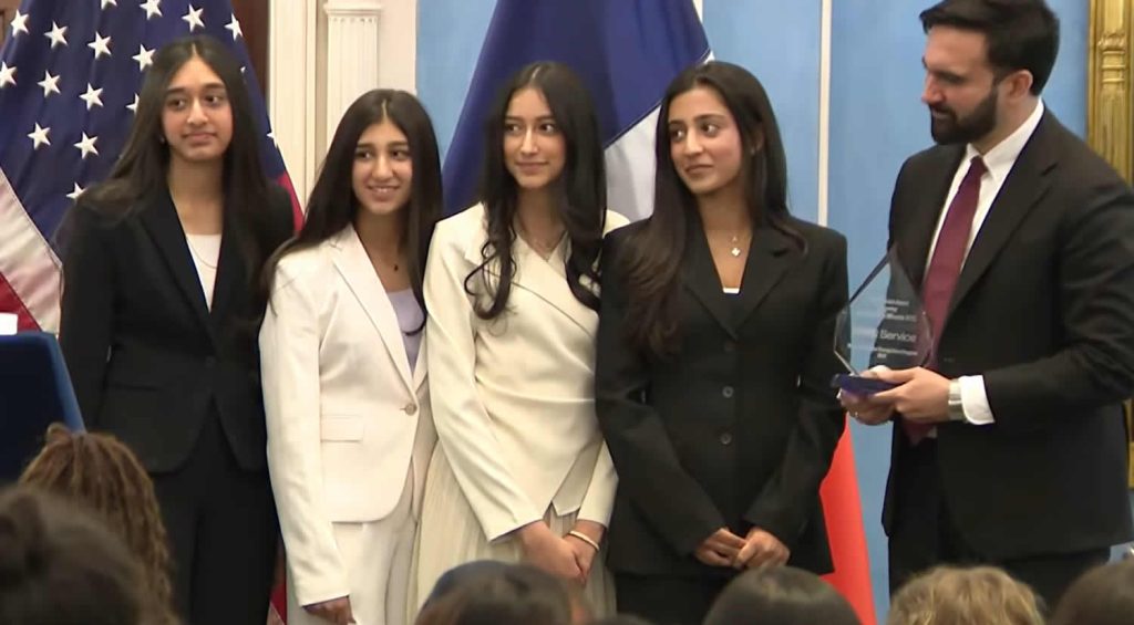 Mayor Zohran Kwame Mamdani presents Service Impact Awards at Gracie Mansion in New York City, April 21, 2026