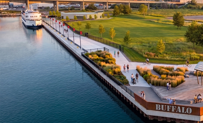 Buffalo Outer Harbor Cruise Terminal Renderings Point to New Waterfront Phase