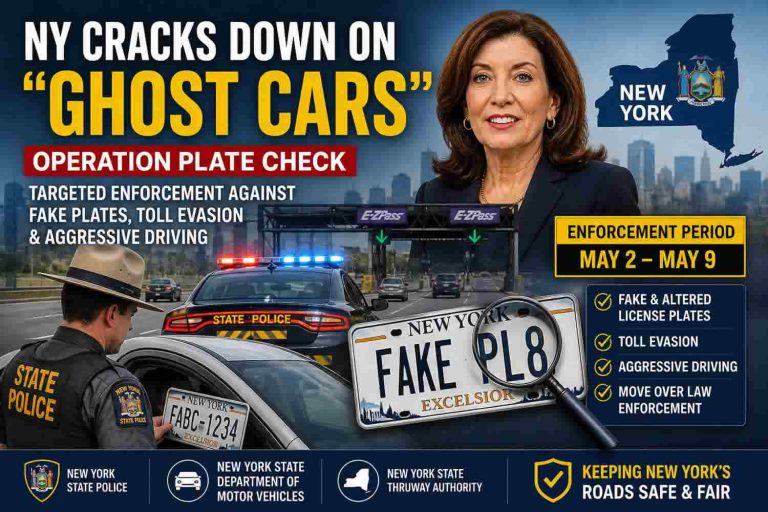NY Cracks Down on “Ghost Cars”: Hochul Launches Operation Plate Check Enforcement Week - news image
