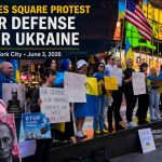 Times Square Protesters Demand “Air Defense for Ukraine” - news image