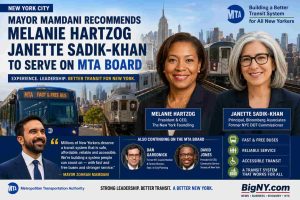 Mayor Mamdani Recommends Melanie Hartzog and Janette Sadik-Khan to Serve on MTA Board - person in news image
