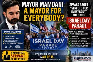 Mayor Mamdani Talks “Streets for Everybody” After Skipping Israel Day Parade - person in news image