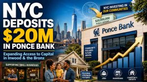 Mayor Mamdani and Comptroller Levine Deposit $20 Million in Ponce Bank to Expand Capital Access in Upper Manhattan and the Bronx - person in news image