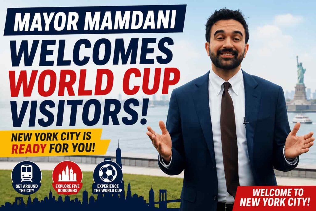 Mayor Mamdani Releases Welcome Video for World Cup Visitors: New York Prepares to Host the World - person in news image