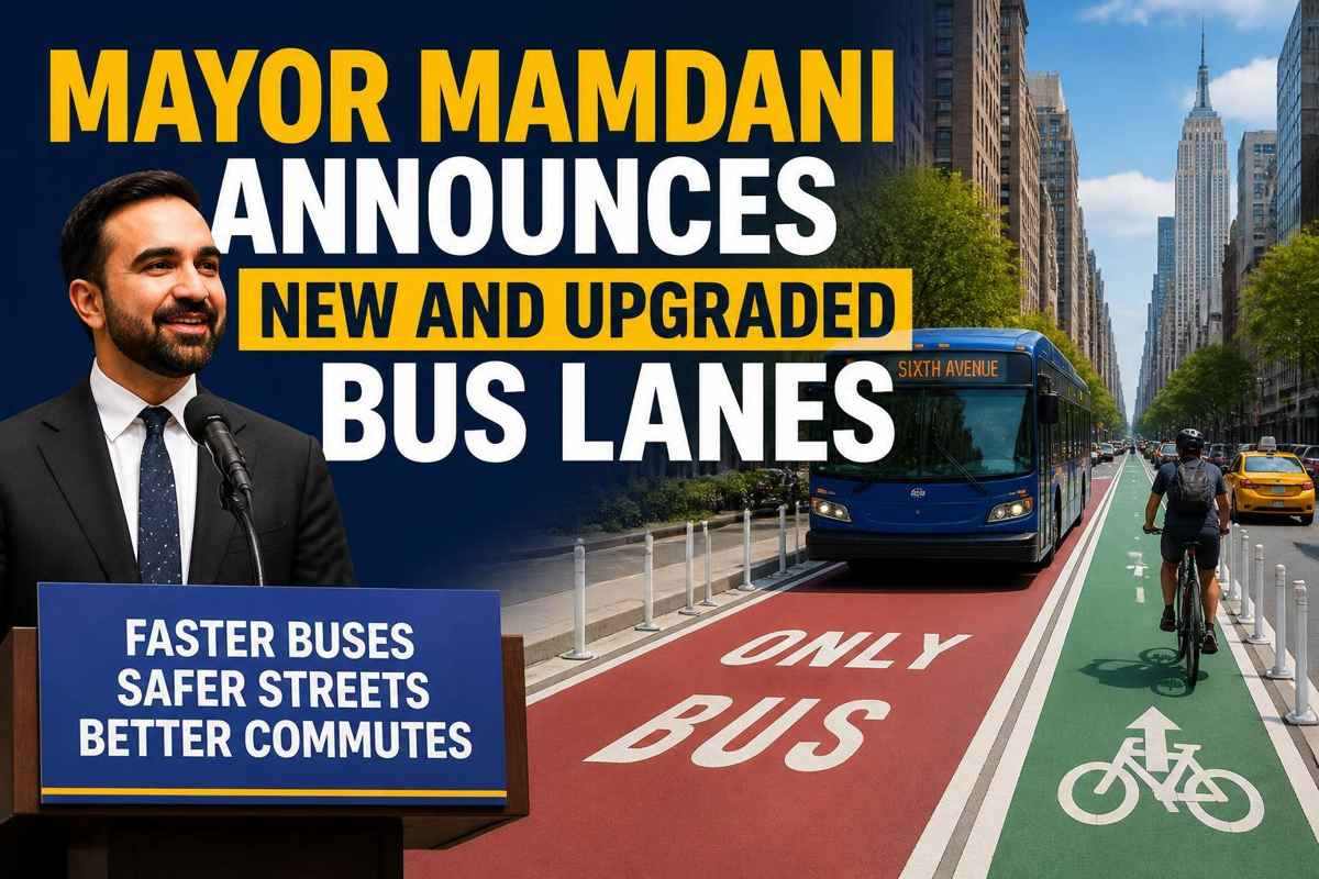 Mayor Mamdani Announces New and Upgraded Bus Lanes and Widened Bike ...