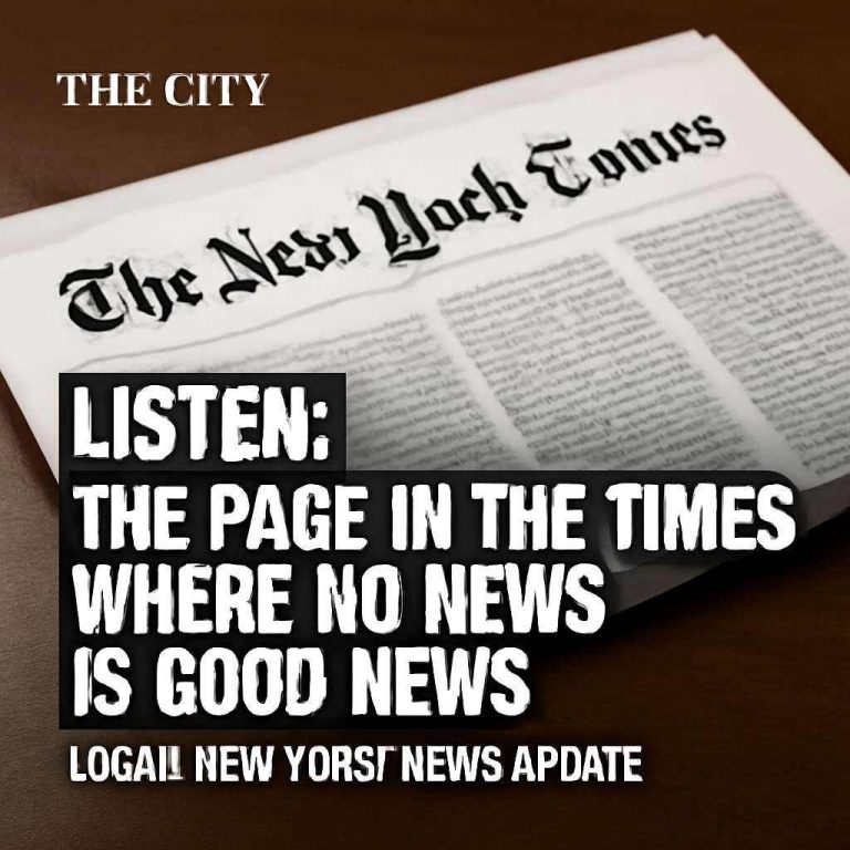 New York news featured image for THE CITY