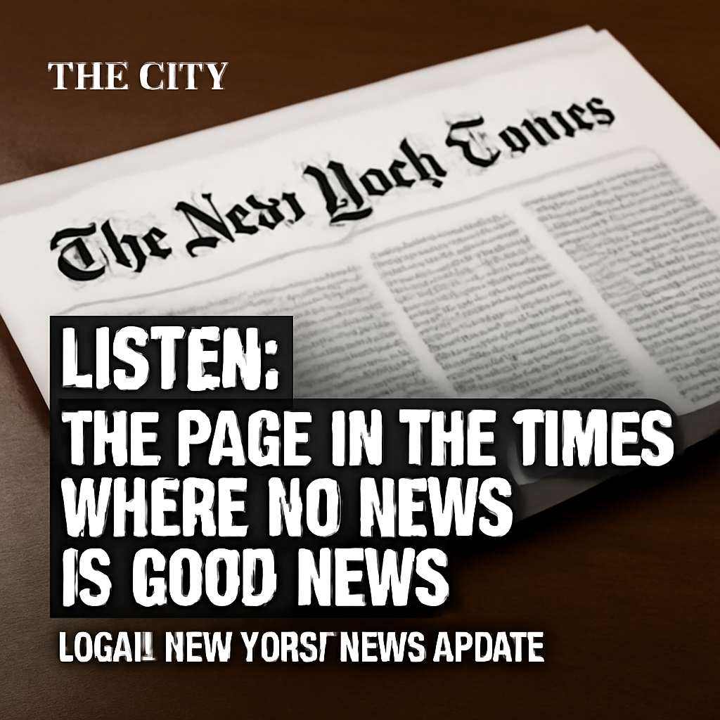 New York news featured image for THE CITY